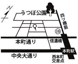 大阪市の正しいダイエット・脚痩せ　肩こり・頭痛専門整体 筋膜リリースボンボン＆セル 店舗の地図